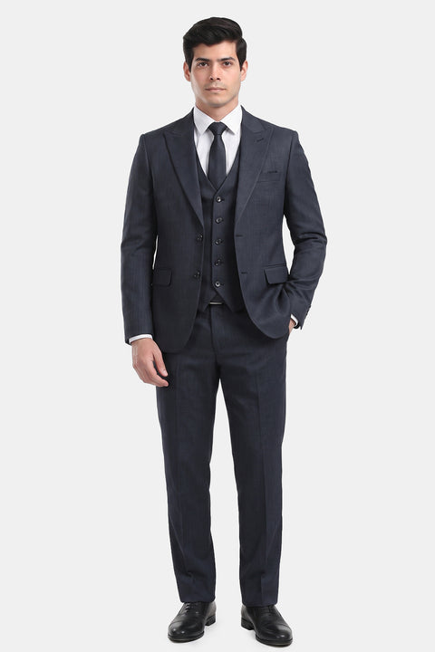 Slim Fit Suit Gray