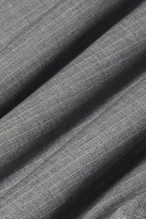 Slim Straight Fit Suit Light Gray
