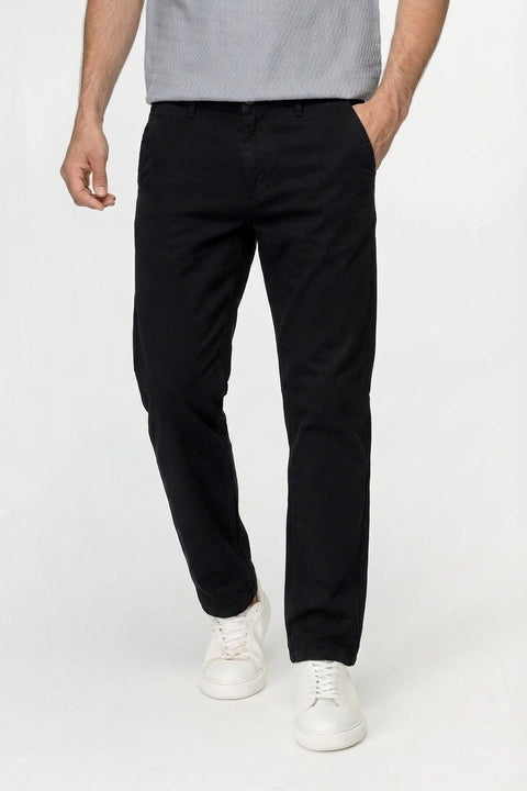Slim Fit Chino Black