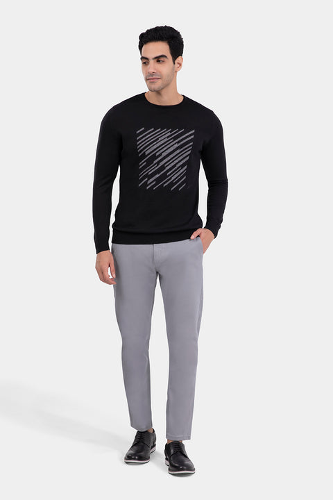 Regular Fit Pullover Black