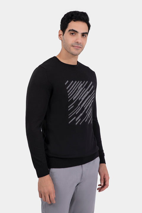 Regular Fit Pullover Black