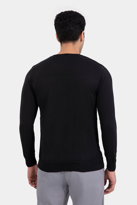 Regular Fit Pullover Black