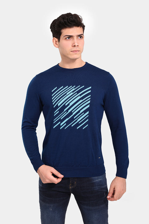 Regular Fit Pullover Blue