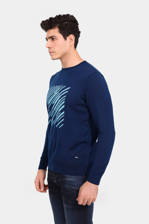 Regular Fit Pullover Blue