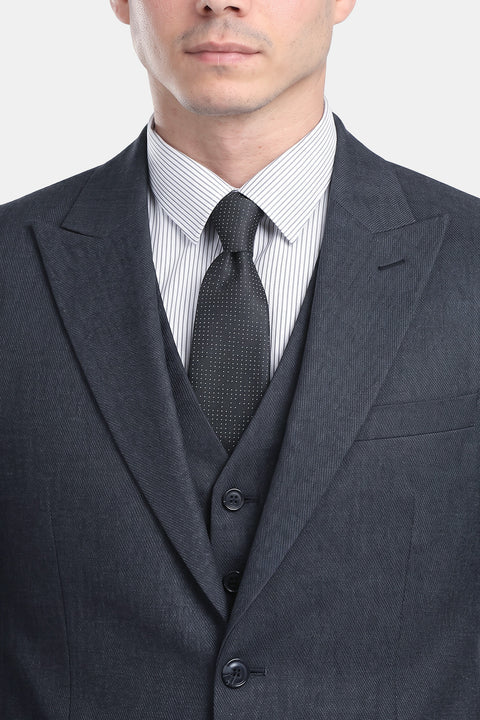 Slim Fit Suit Gray