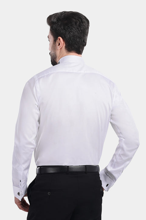 Slim Fit White Evening shirt
