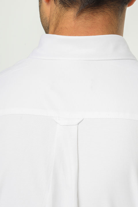 Regular fit Shirt Oxford White 100% Cotton