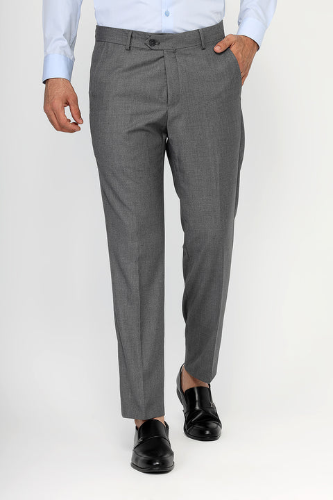 Slim Fit Classic Pants Gray