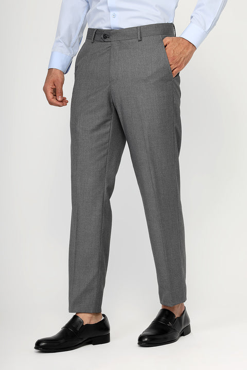 Slim Fit Classic Pants Gray
