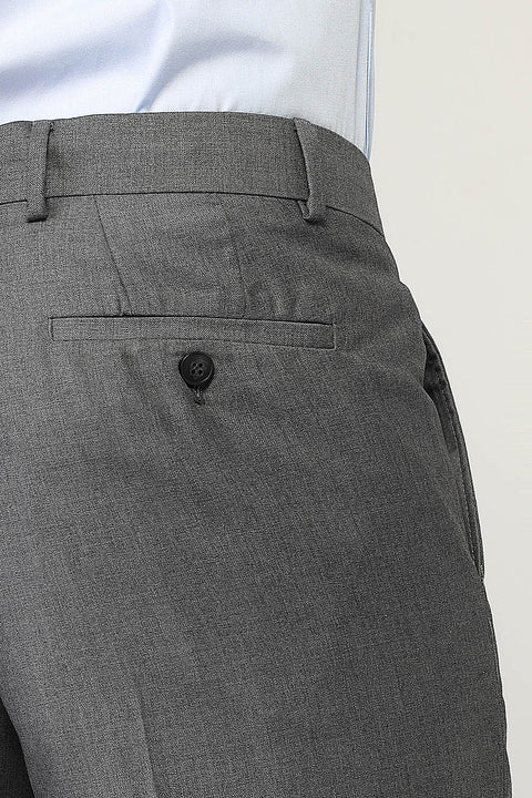 Slim Fit Classic Pants Gray