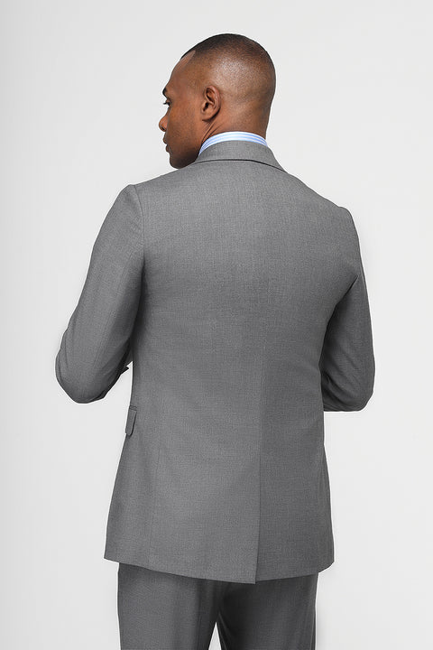 Slim Fit Suit Gray