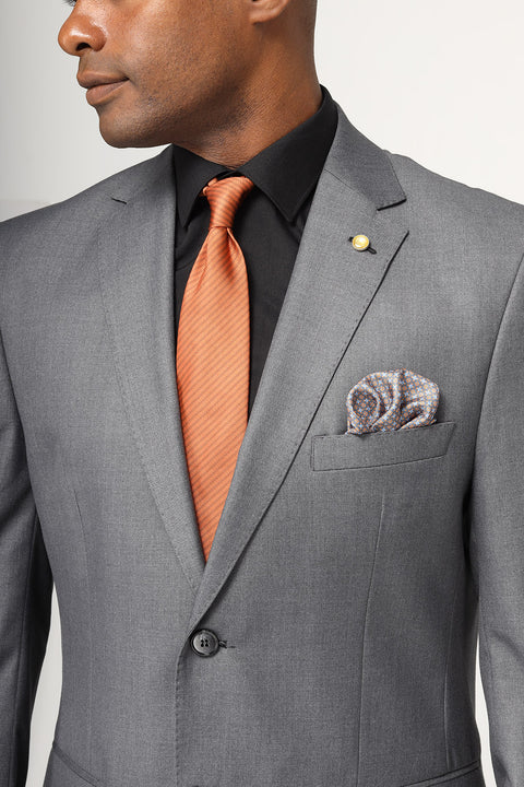 Regular Fit Suit Gray