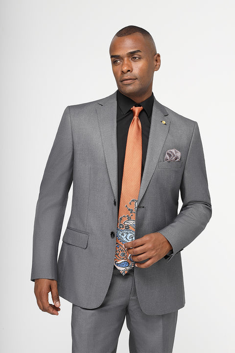 Regular Fit Suit Gray