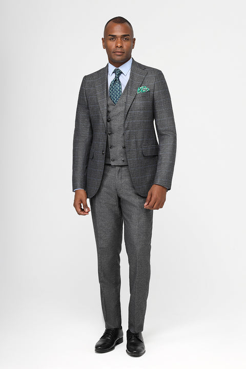 Slim Fit Suit Gray