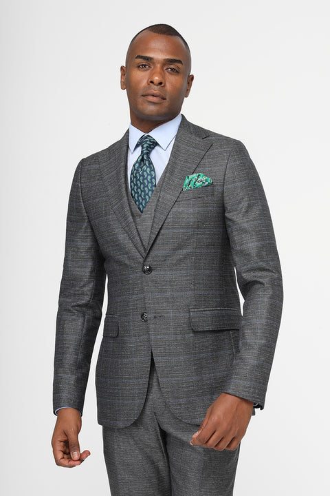 Slim Fit Suit Gray