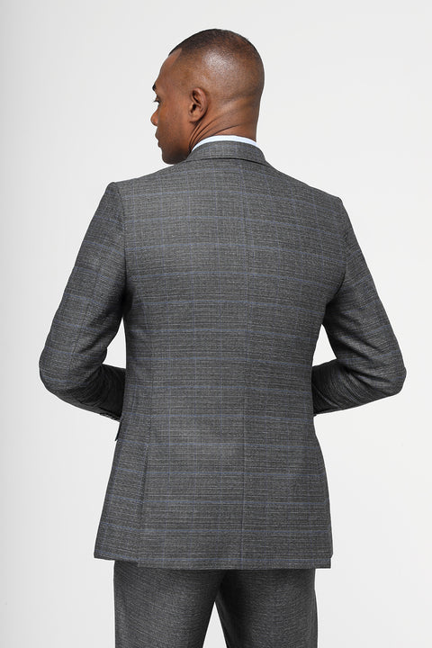 Slim Fit Suit Gray