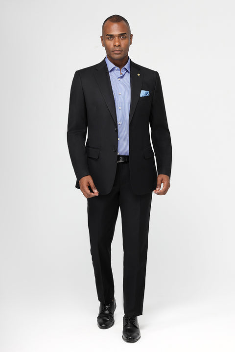 Regular Fit Suit Black