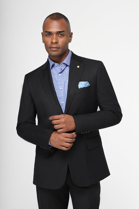Regular Fit Suit Black