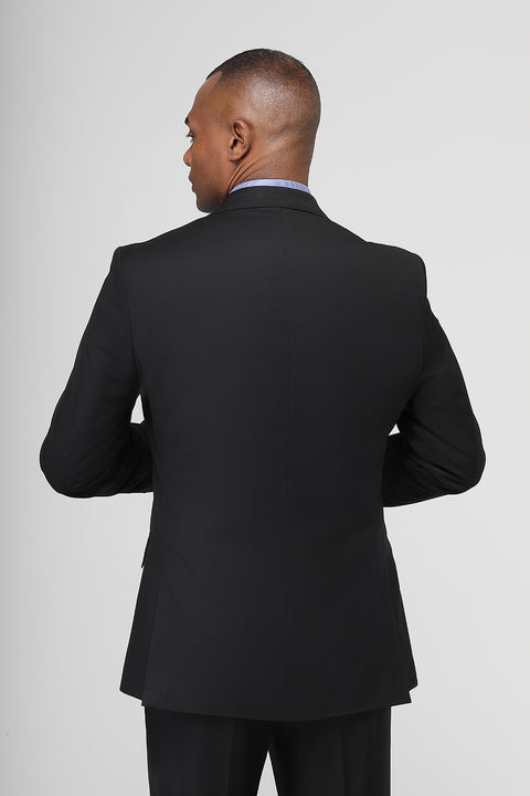 Regular Fit Suit Black