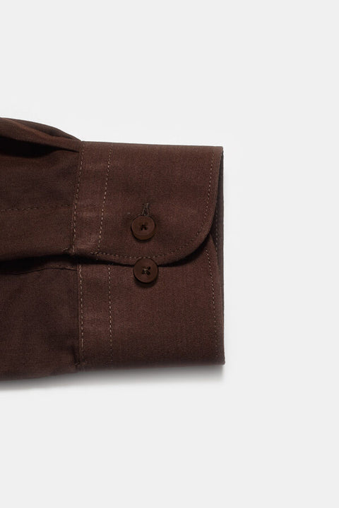 Classic Shirt Slim Fit Brown