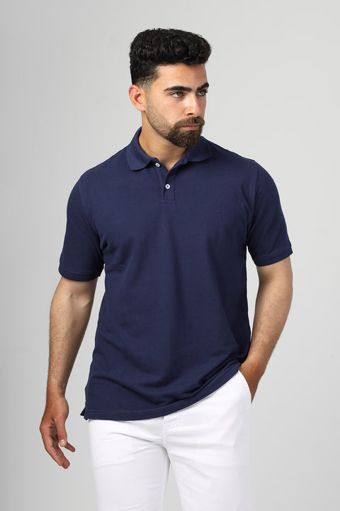 Polo Shirt Regular Fit Dark Blue