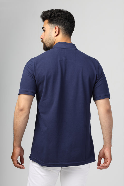 Polo Shirt Regular Fit Dark Blue