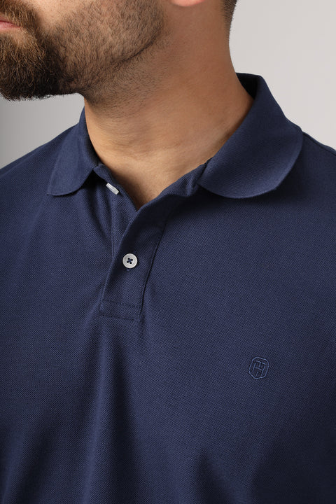 Polo Shirt Regular Fit Dark Blue