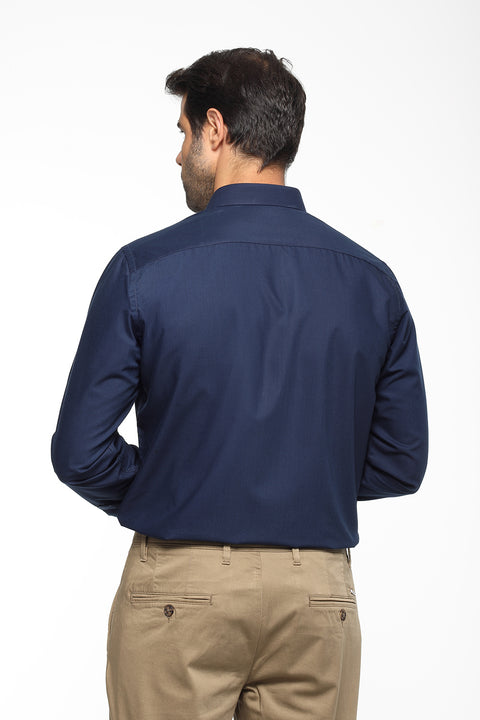 Slim Fit Shirt Dark Blue