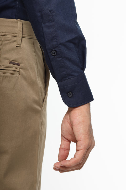 Slim Fit Shirt Dark Blue