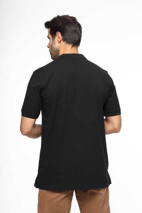Polo Shirt Regular Fit Black
