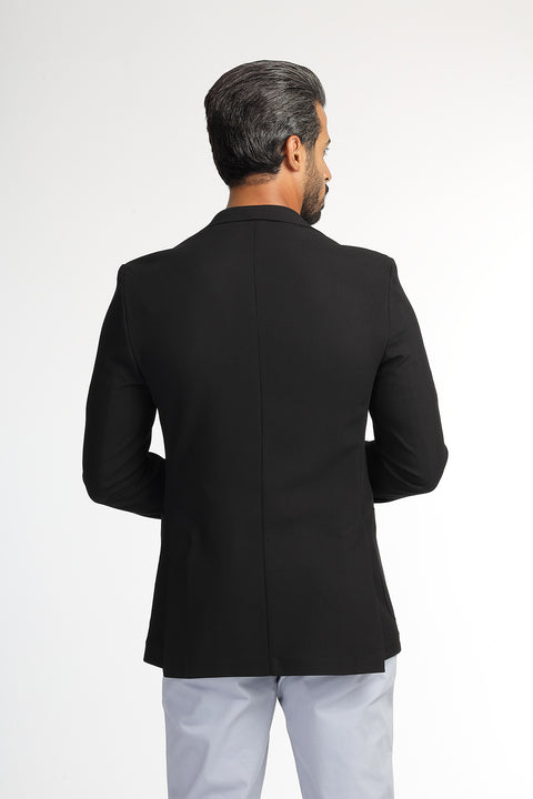 Slim Fit Blazer Black