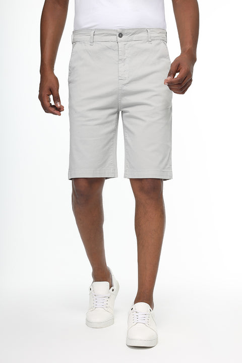 Slim Fit Chino Short Gray