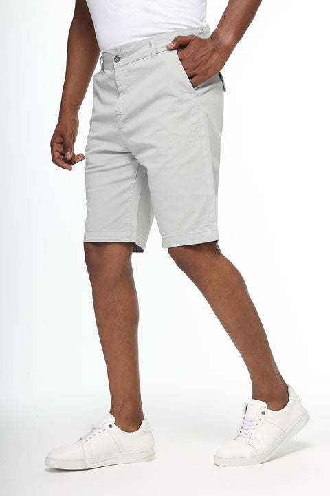 Slim Fit Chino Short Gray