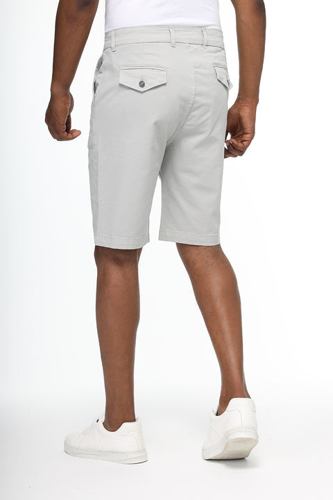 Slim Fit Chino Short Gray