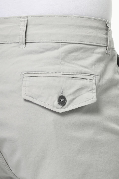 Slim Fit Chino Short Gray