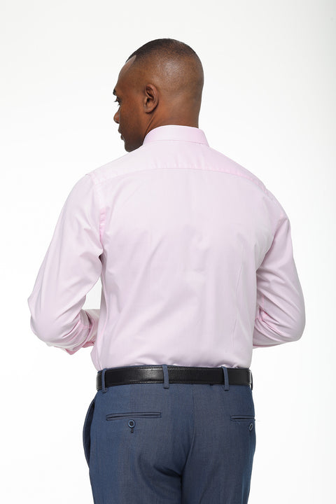 Classic Shirt Slim Fit 100% Cotton Rose