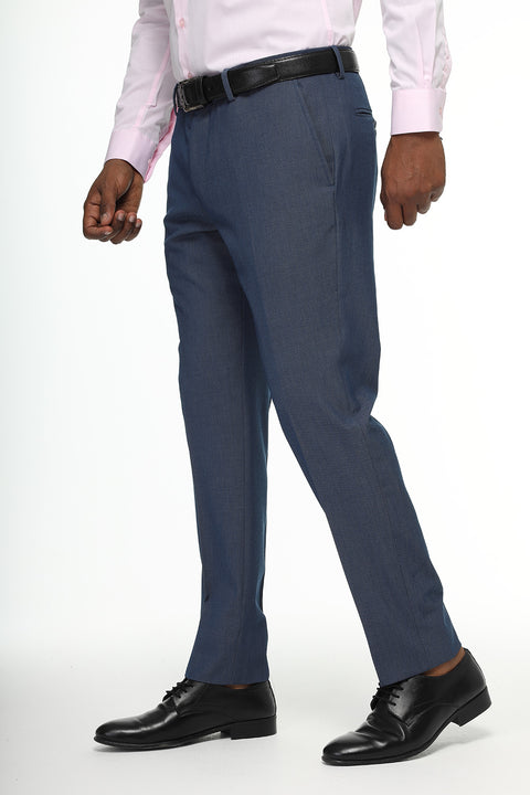 Slim Fit Classic Pants Blue