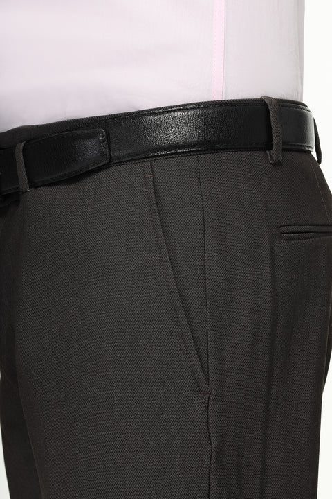 Slim Fit Classic Pants Brown