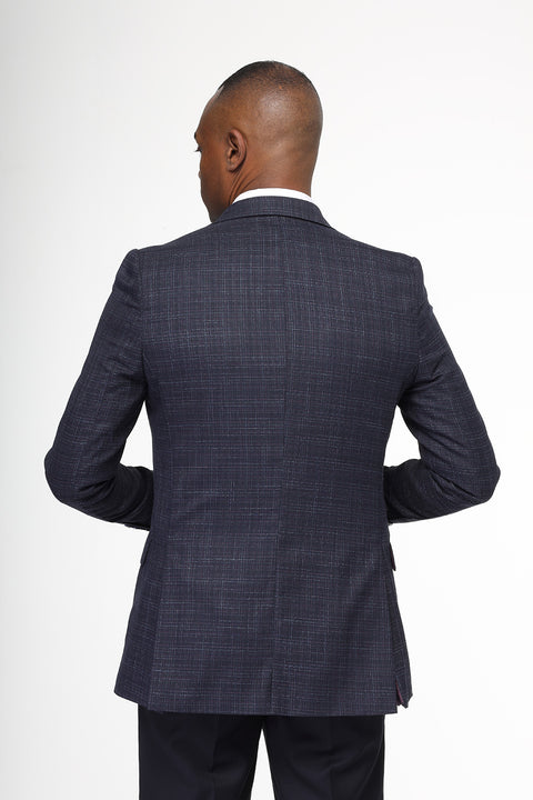 Slim Fit Suit Dark Blue
