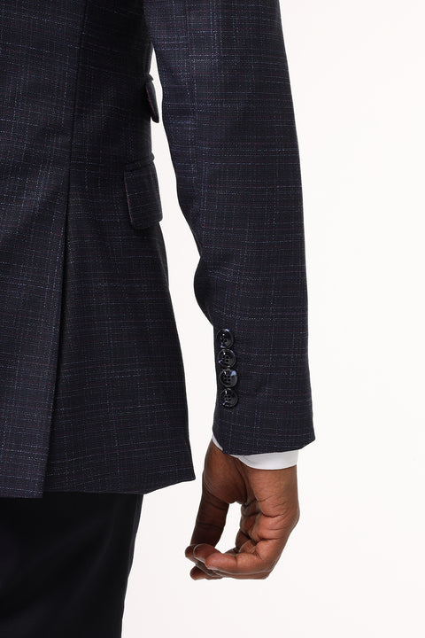 Slim Fit Suit Dark Blue
