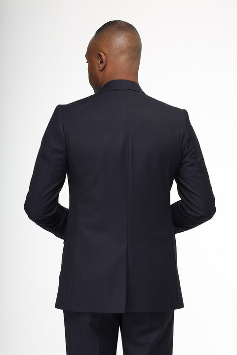 Slim Fit Suit Dark Blue