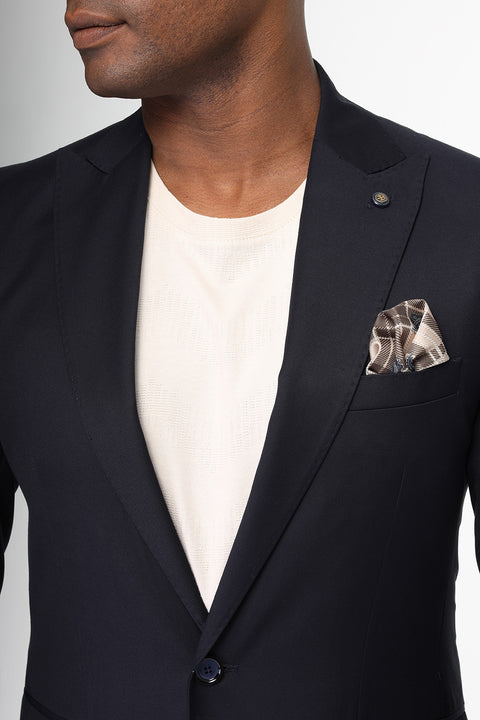 Slim Fit Suit Dark Blue