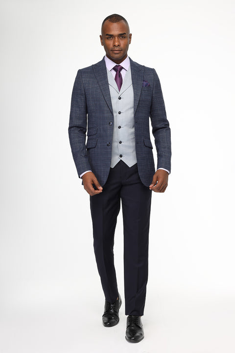 Slim Fit Suit Blue