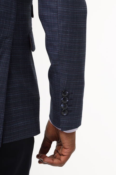 Slim Fit Suit Blue