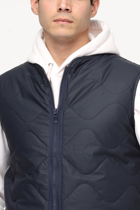 Regular Fit Vest Dark Blue