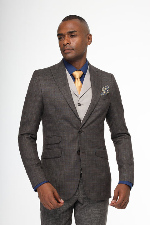 Slim Fit Suit Green