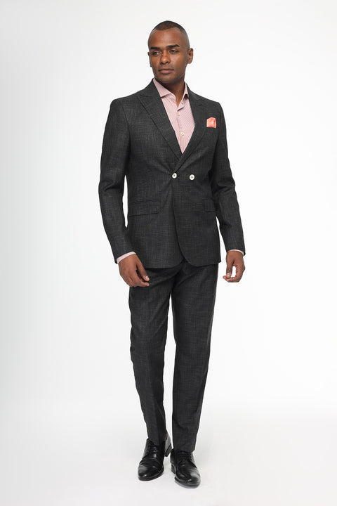 Slim Fit Suit Gray