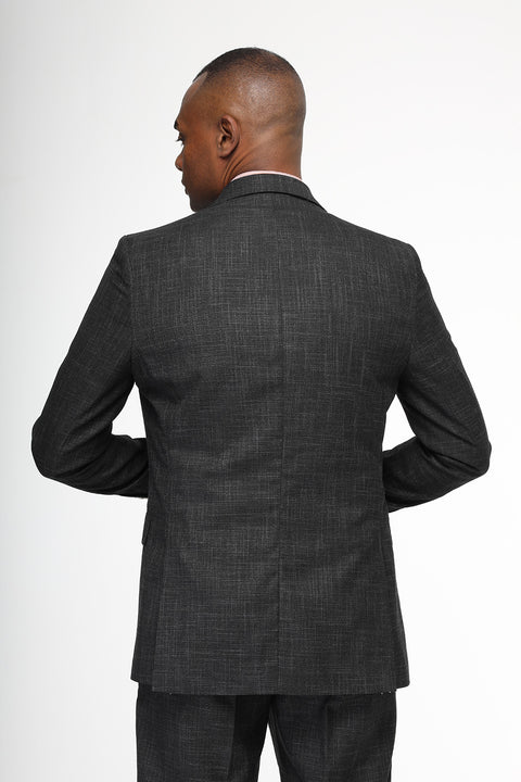 Slim Fit Suit Gray