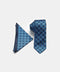 Jacquard Tie 7 cm Dark Blue