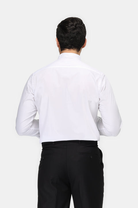 Slim Fit White Evening shirt